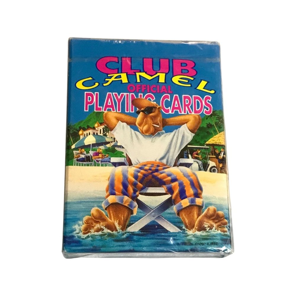 NEW CLUB CAMEL Cigarette Official PLAYING CARDS USA 1992 Made In USA Unopened